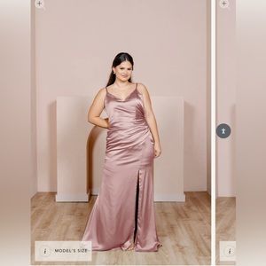 Revelry Rory Satin Dress